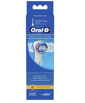 Сменяеми глави за зъби Oral B Precision Clean, брой 6 бр. Изображение 2