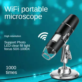 1000 пъти WIFI микроскоп детски дигитален микроскоп преносим електронен микроскоп Изображение 2