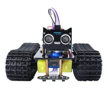 1 Комплект Робот Резервоар На Колата Робот Комплект За Кола Умен За Arduino Робот Проследяване На Bluetooth U-Bot На Пистата Кола Прът