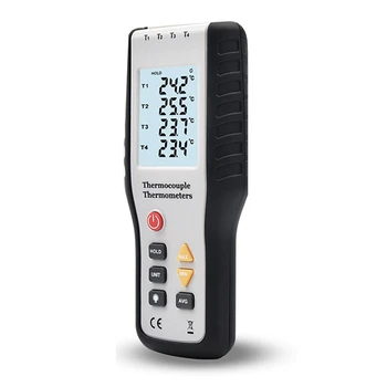 Контактен Термометър Цифров Термодвойка Температура Тестер Термометър с LCD Дисплей на Екрана на Дисплея C/F Измервателни Инструменти HT-9815
