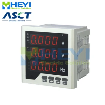 Измерване на честотата на напрежение на ток ампер една фаза LED с тоалетна метър 96*96 мм Тип 0.5 цифров св подсчитывая метър с РС485