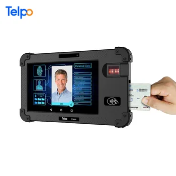 CE сертифицирани преносим здрав таблет TPS450 с биометрични ириса / скенер на пръстови отпечатъци 4g Wifi