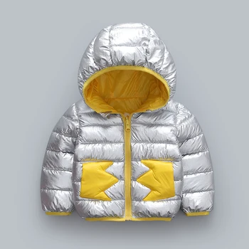 Новост 2019 г., зимно палто за малки момчета с дебела подплата, детска naka яке в западен стил, палто