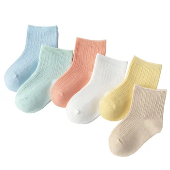 3 чифта/лот, Нови детски чорапи, тънки летни детски чорапи за деца