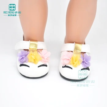 Обувки за кукли 43 см, аксесоари за новородени, кукли, кожени обувки на принцесата, ежедневни обувки Изображение 2