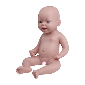 WW1555 14,56 инча 1,65 кг на 100% Пълна Силиконова Кукла Реборн Реалистични Кукли За Момичета Меки Детски Занаяти Празни Бебешки Играчки Подарък