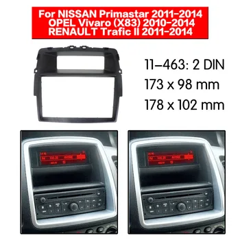Авто аудио CD модифицирана лицева рамка за навигация скоба за Nissan Primastar Опел Виваро Re * nault Trafic II