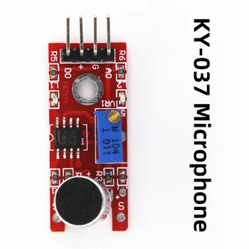 Модул за Откриване на Сензора за Аудио Микрофон с Висока Чувствителност KY-037 За Arduino AVR PIC
