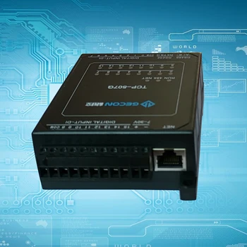 8 аналогови входа, модул Ethernet RJ-45 интерфейс RS485 232 протокол MODBUS TCPIP Изображение 2