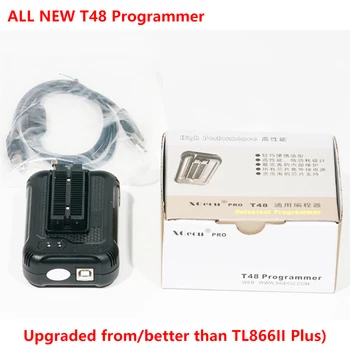 XGecu T48 [TL866-3G] Програмист За SPI/EPROM/MCU/Nor/NAND Flash/EMMC/IC ТЕСТЕР/TL866CS TL866II Замяна на Подкрепа 31000 + чип
