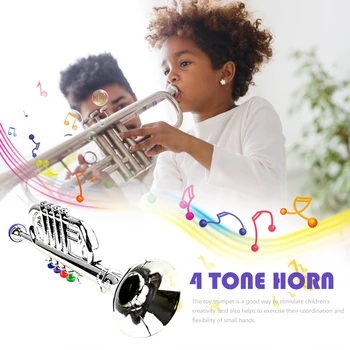 Музикален Инструмент Професионална Тръба Детска Музикална Играчка за Ранно Развитие на Играчка за Деца Момче Момиче Рожден Ден, Подарък за Коледа