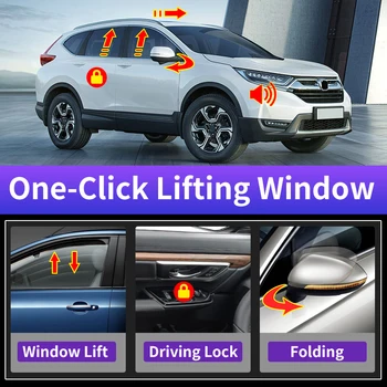 Отнася се за 2017-2022 Honda CR-V Модификация на windows-базиран модул за Заключване на Автомобила Автоматично затваряне на прозореца на Складное огледало Аксесоари Изображение 2