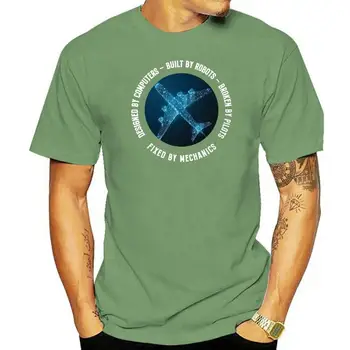 Мъжки t-shirt Механик на Самолет Подарък Самолет Ризи за Мъже, Жени Тениска жени Тениска на тениски, топ