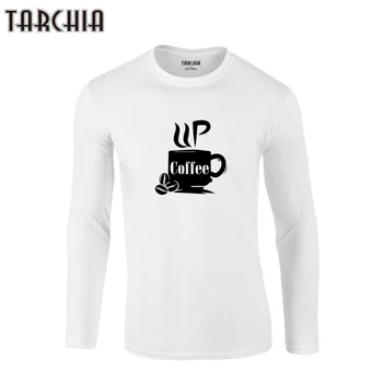 TARCHIA 2023 Тениска Оверсайз Дланта на Мъжки Ризи С Дълъг Ръкав Модерен Кафе-Марковите е на Улицата, Хип-Хоп Тениска Homme Изображение 2
