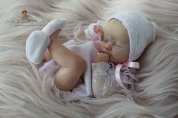 Мини комплект за Прераждането 9 инча Reborn Baby Vinyl Кукла Комплект Малка Мишка - Комплект дрехи