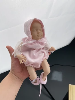Мини комплект за Прераждането 9 инча Reborn Baby Vinyl Кукла Комплект Малка Мишка - Комплект дрехи Изображение 2